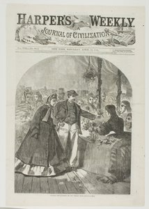Blumenabteilung der großen Messe von Winslow Homer