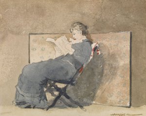 Mädchen beim Lesen