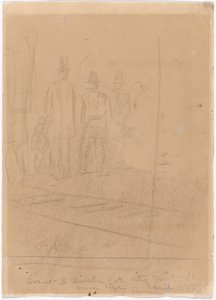 Grant und Lincoln in City Point, Virginia von Winslow Homer