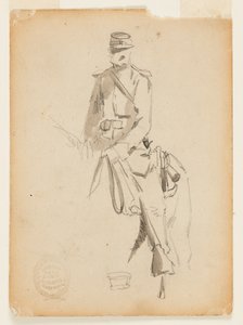 Berittener Kavallerieoffizier von Winslow Homer