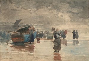 Am Strand, 1881 von Winslow Homer