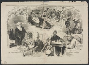 Unsere Frauen und der Krieg, 1862 von Winslow Homer