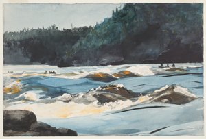 Saguenay-Fluss, untere Stromschnellen von Winslow Homer