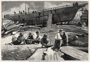 Schiffbau, Hafen von Gloucester von Winslow Homer