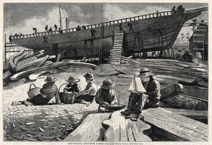 Schiffbau, Gloucester Harbor, 1873