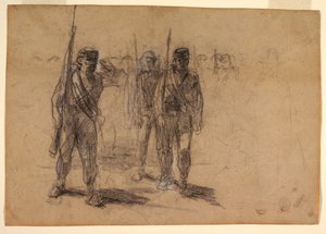 Soldaten beim Üben