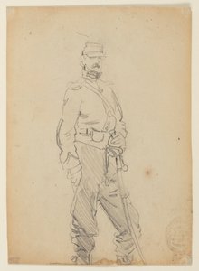 Stehender Offizier von Winslow Homer