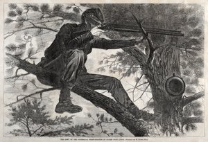 Die Armee des Potomac - Ein Scharfschütze auf Wachposten