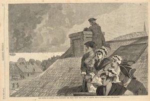 Die Schlacht von Bunker Hill-- Beobachtung der Flucht von Copp
