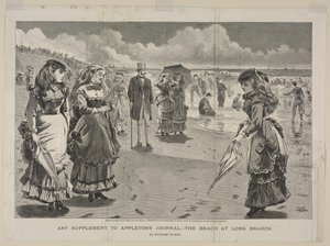 Der Strand von Long Branch von Winslow Homer