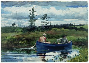 Das blaue Boot von Winslow Homer