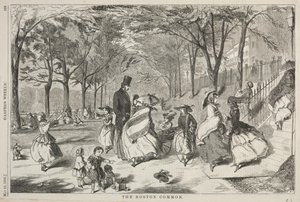 Der Boston Common, 1858 von Winslow Homer