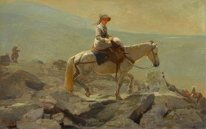 Der Reitweg, Weiße Berge von Winslow Homer