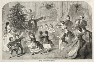 Der Weihnachtsbaum, 1858 von Winslow Homer