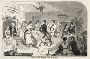 Der Tanz nach dem Entkörnen von Winslow Homer