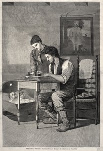 Das Familienregister, 1875 von Winslow Homer