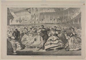 Der große russische Ball in der Musikakademie, 5. November 1863 von Winslow Homer