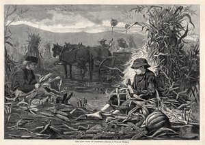 Die letzten Tage der Ernte von Winslow Homer