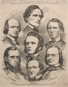 Die abtrünnige Mississippi-Delegation im Kongress, 1861