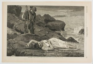 Das Wrack der "Atlantic"—An Land gespült vom Meer von Winslow Homer
