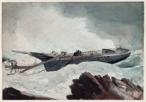 Das gestrandete Schoner, um 1900-10