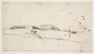 Drei Boote mit Fischern, die ein Netz auslegen von Winslow Homer