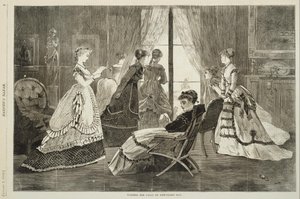 Warten auf Anrufe am Neujahrstag von Winslow Homer