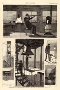 Wachturm, Ecke Spring und Varick Streets, New York, aus Harper