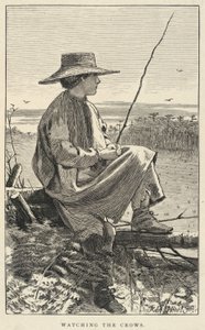 Die Krähen Beobachten, aus Our Young Folks, Juni 1868 von Winslow Homer