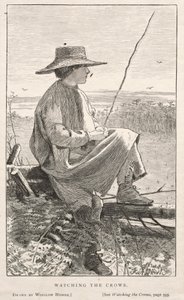 Die Krähen beobachten von Winslow Homer