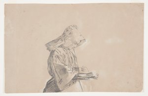 Frau mit Sonnenhut