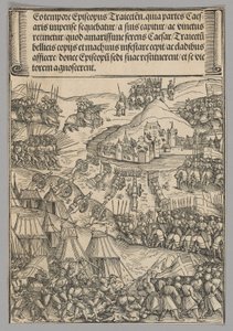 Belagerung von Utrecht, Platte 6 aus Historische Szenen aus dem Leben von Kaiser Maximilian I. aus dem Triumphbogen