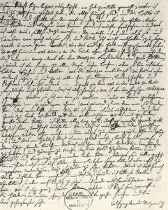 Eigenhändiger Brief Mozarts von Wolfgang Amadeus Mozart