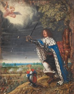 Friedrich III. von Dänemark in der Schlacht von Nyborg am 14. November von Wolfgang Heimbach
