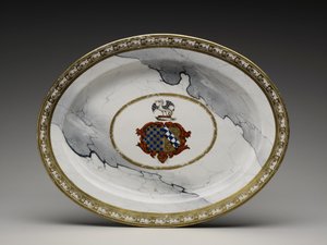 Teller von Worcester Porcelain Manufactory