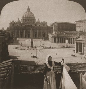 St. Peter und der Vatikan, 1905 von Works and Sun Sculpture Studios
