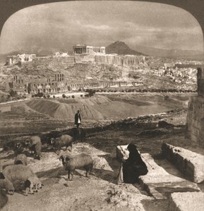 Die Akropolis, Athen, Griechenland, 1902 von Works and Sun Sculpture Studios