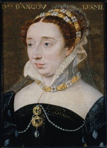 Porträt von Diane de France, Herzogin von Angoulême (1538-1619) von Workshop of François Clouet