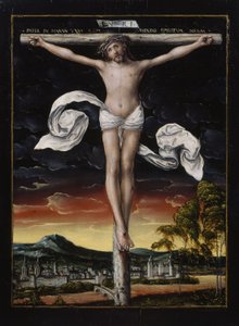 Christus am Kreuz von workshop of Lucas Cranach the Elder