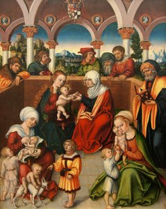 Die Heilige Sippe von workshop of Lucas Cranach the Elder