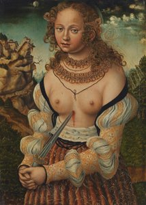 Selbstmord der Lucretia von workshop of Lucas Cranach the Elder