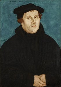 Martin Luther, Büste, nach rechts blickend