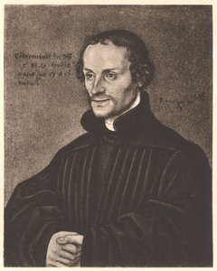 Philipp Melanchthon (1497–1560) von workshop of Lucas Cranach the Elder