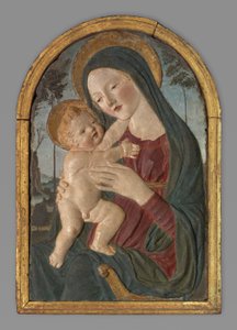 Madonna mit Kind von Workshop of Neroccio de