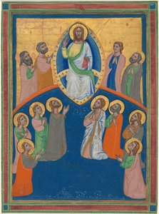 Christus in Majestät mit zwölf Aposteln