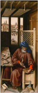 Verkündigung (Mérode-Triptychon) von Workshop of Robert Campin