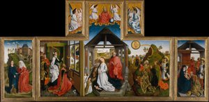 Die Geburt Christi von Workshop of Rogier van der Weyden