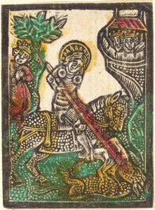 Heiliger Georg, 1470-1480 von Workshop of the Master of the