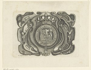 Ornament mit dem Wappen des Hosenbandordens