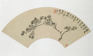 Aprikose, 19. Jahrhundert von Wu Xizai